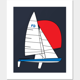 Flying Dutchman Sailboat Posters and Art